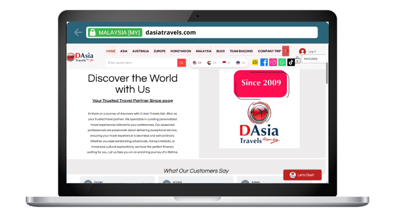 D ASIA TRAVELS SDN BHD D ASIA TRAVELS SDN BHD