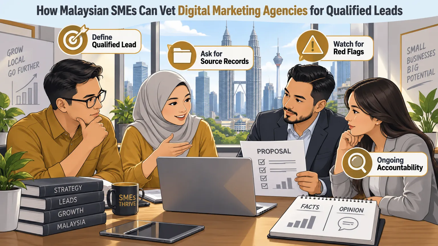 Infographic: How Malaysian SMEs Can Vet Digital Marketing Agencies for Qualified Leads